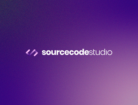 SourceCodeStudio logo on background